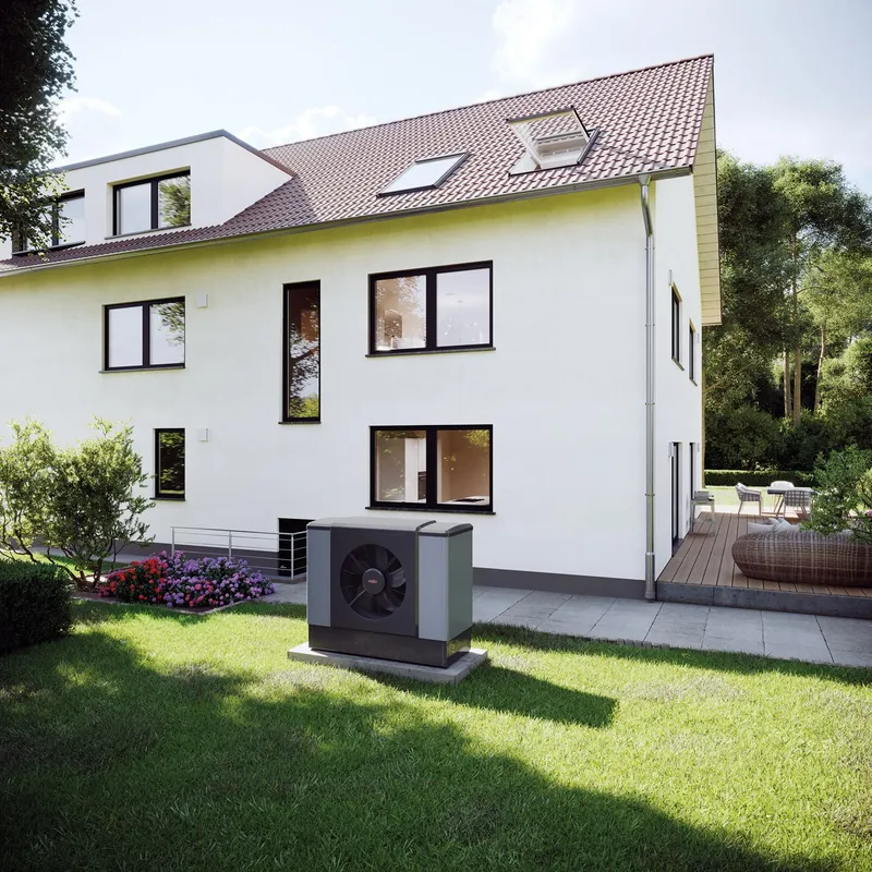 Saniertes Mehrfamilienhaus mit Wärmepumpe